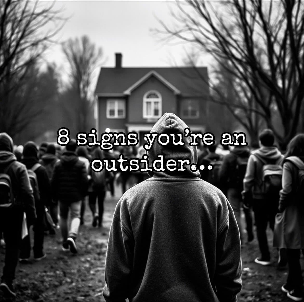 8 signs you're an
outsider...