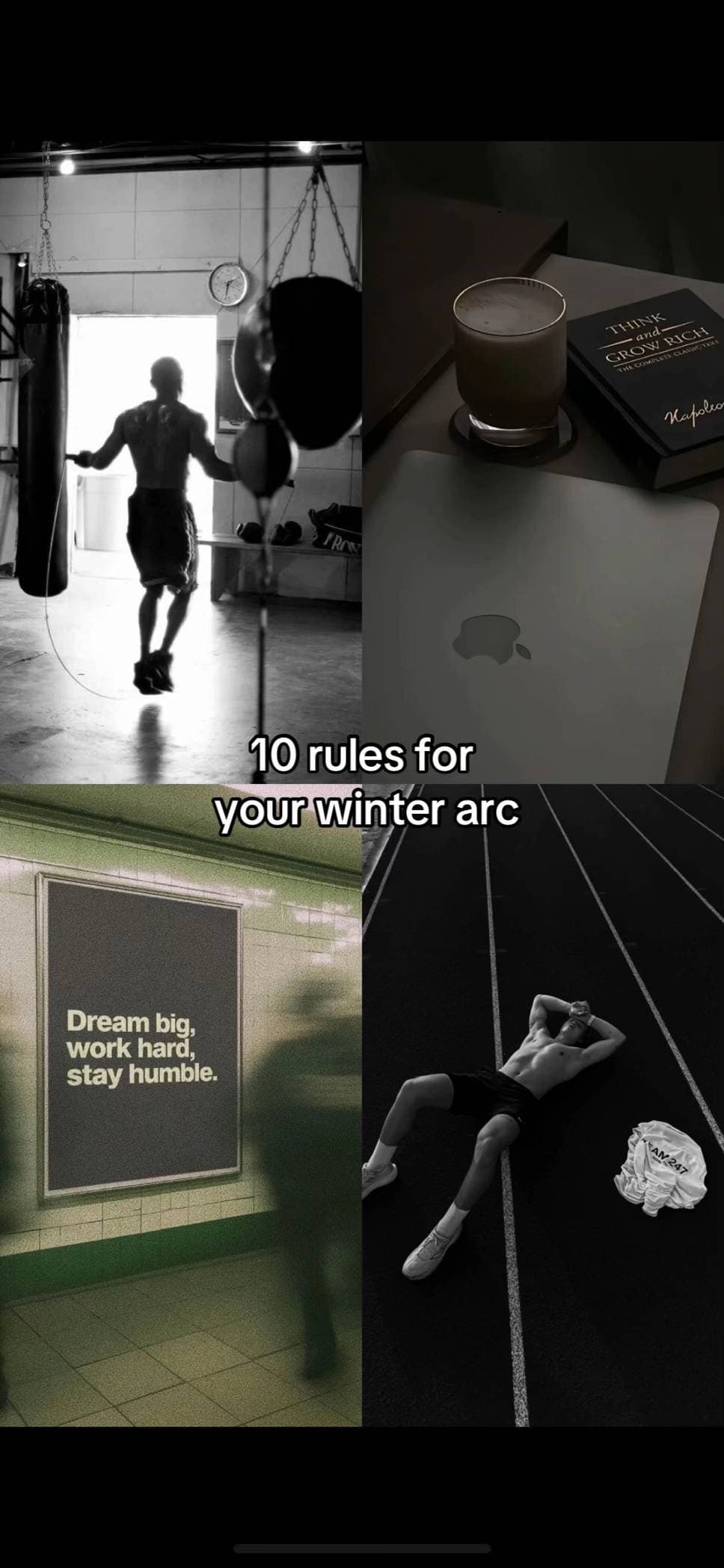 10 rules for your winter arc