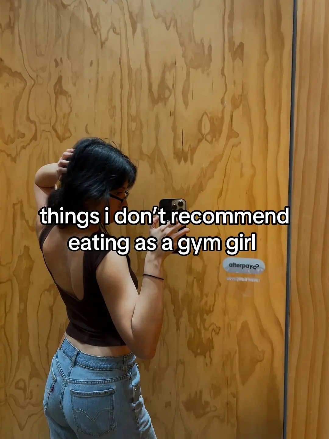 things i don't recommend
eating as a gym girl