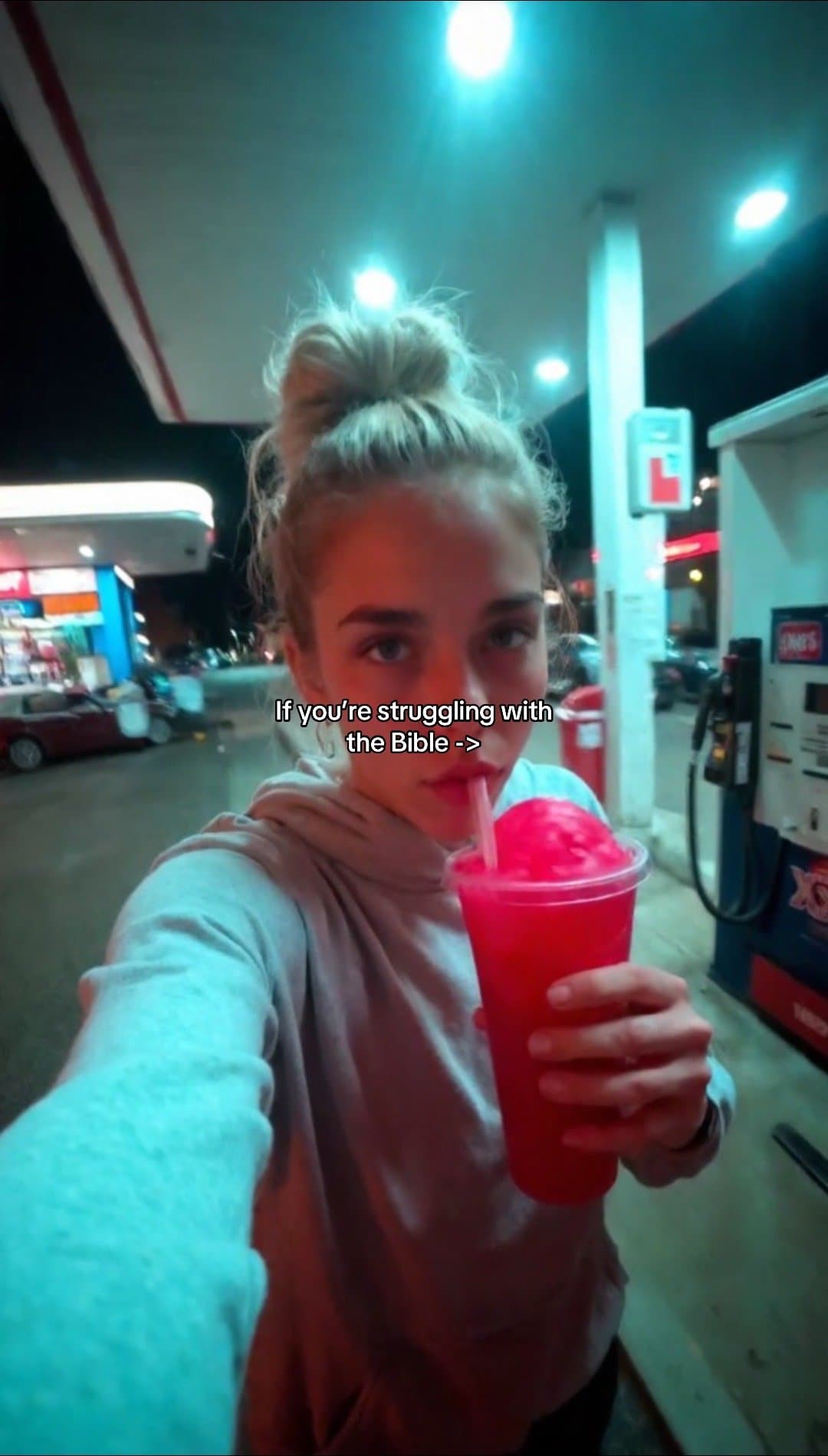 If you're struggling with
the Bible ->