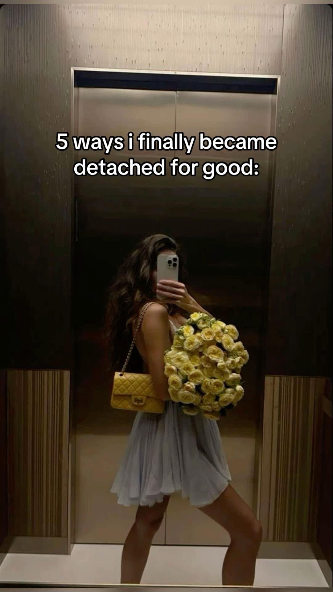 5 ways i finally became
detached for good: