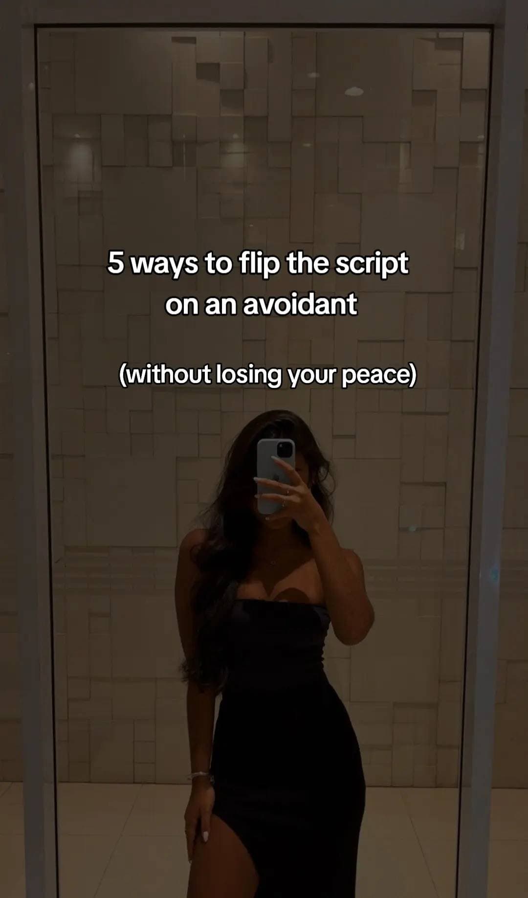 5 ways to flip the script
on an avoidant

(without losing your peace)