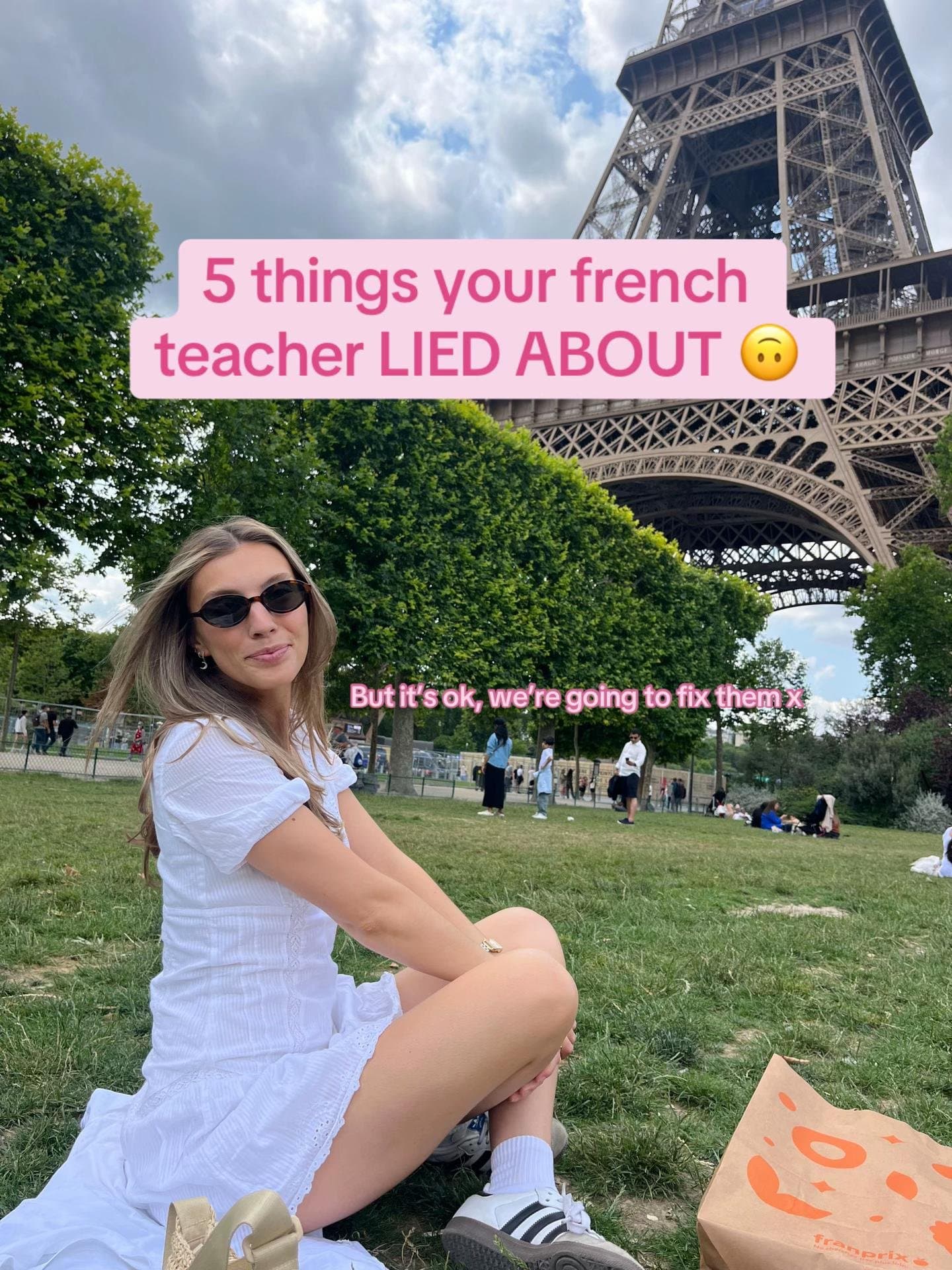 5 things your french
teacher LIED ABOUT 🙃

But it's ok, we're going to fix them…
