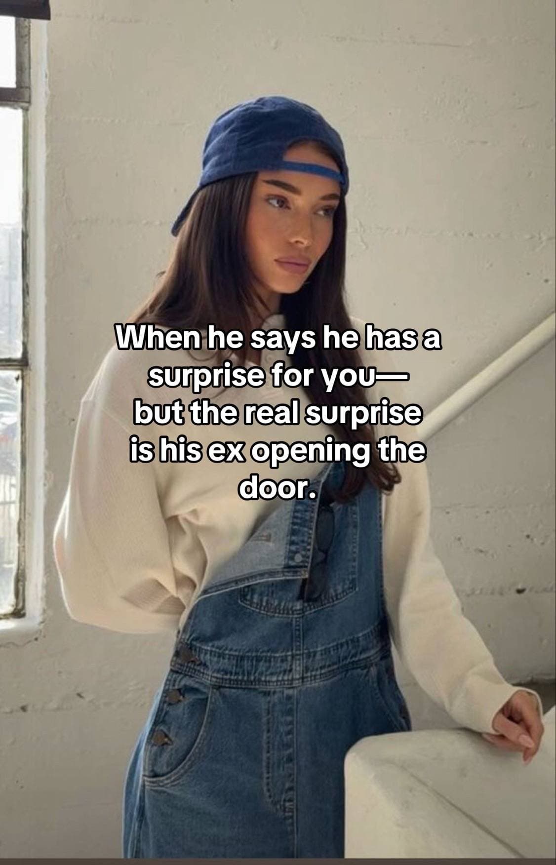When he says he has a surprise for you—but the real surprise is his ex opening t…