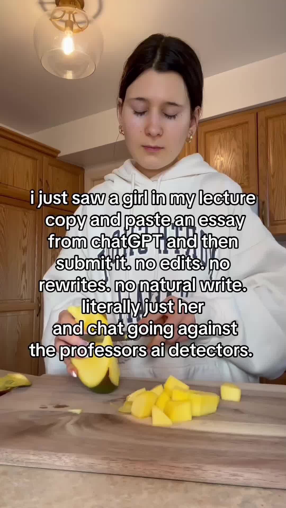 i just saw a girl in my lecture
copy and paste an essay
from chatGPT and then
su…