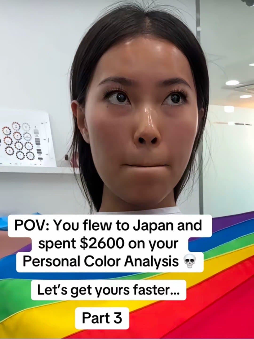 POV: You flew to Japan and
spent $2600 on your
Personal Color Analysis 💀
Let's …