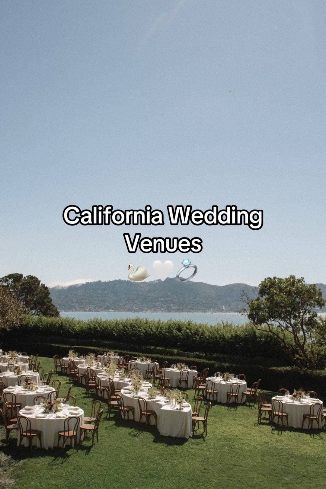 California Wedding
Venues
🦢🤍💍