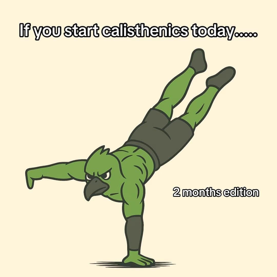 If you start calisthenics today.....
2 months edition