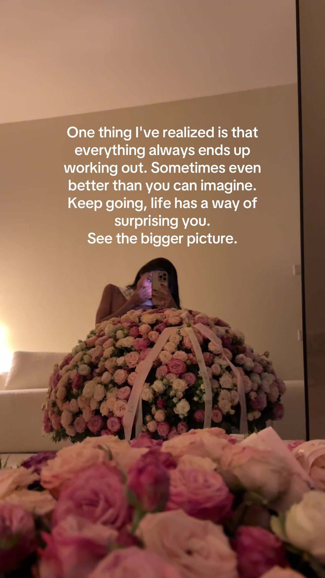 One thing I've realized is that everything always ends up working out. Sometimes…