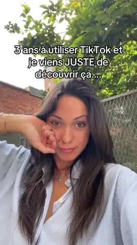 3 ans à utiliser TikTok et
je viens JUSTE de
découvrir ça....

Appuie sur partag…
