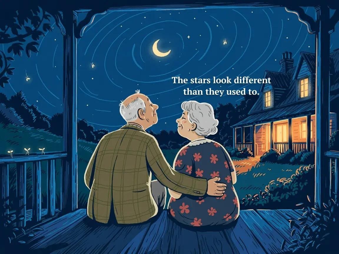 The stars look different
than they used to.