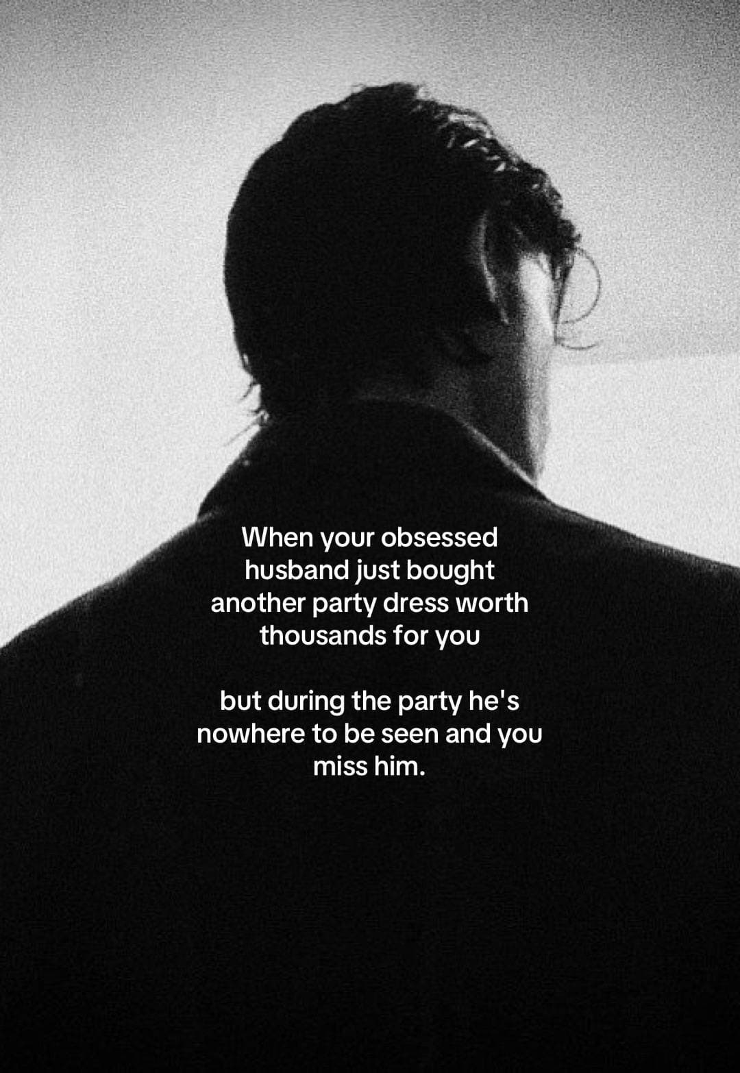 When your obsessed husband just bought another party dress worth thousands for y…