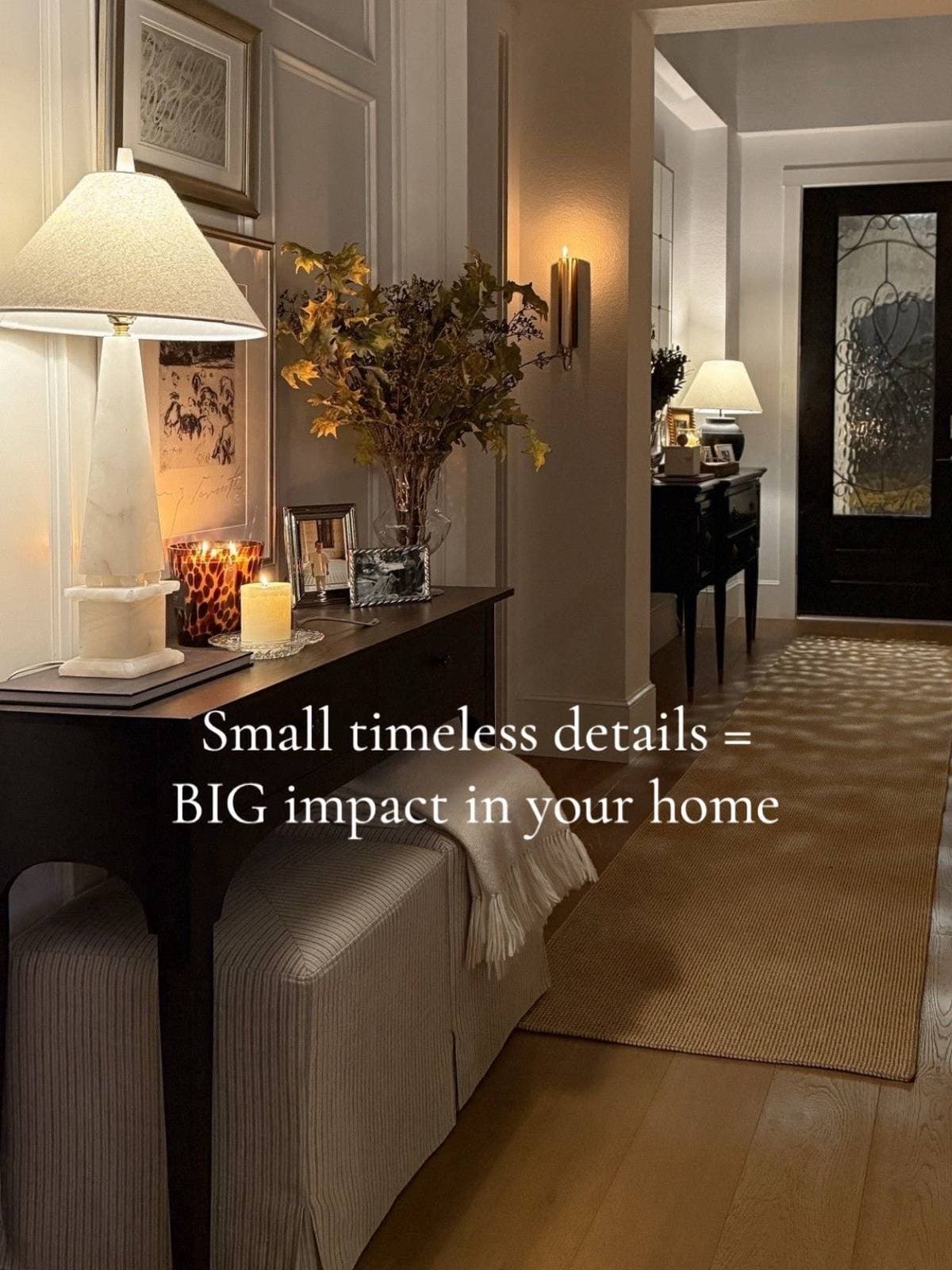 Small timeless details = BIG impact in your home