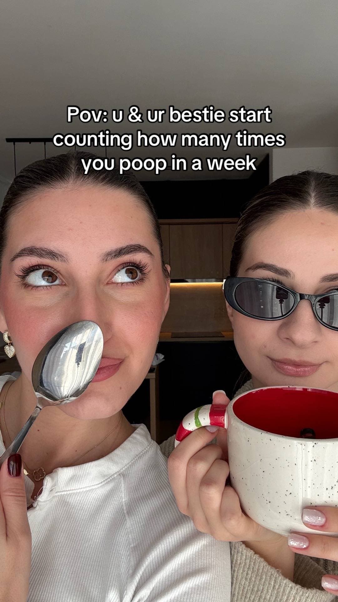 Pov: u & ur bestie start
counting how many times
you poop in a week