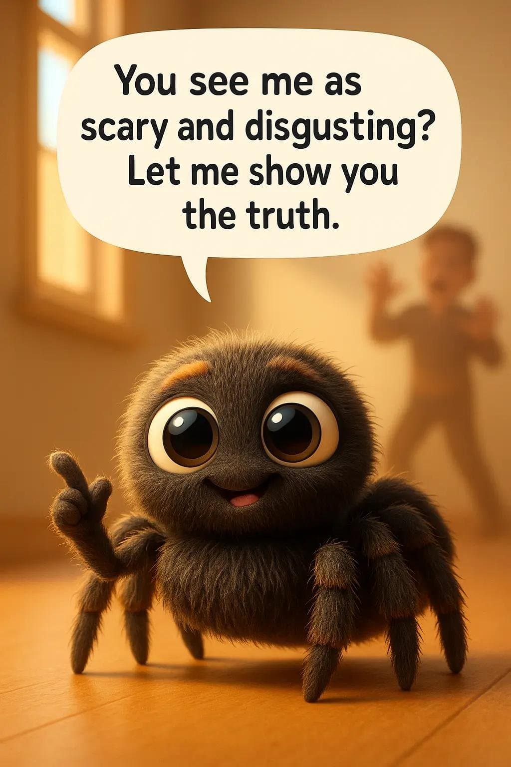 You see me as
scary and disgusting?
Let me show you
the truth.