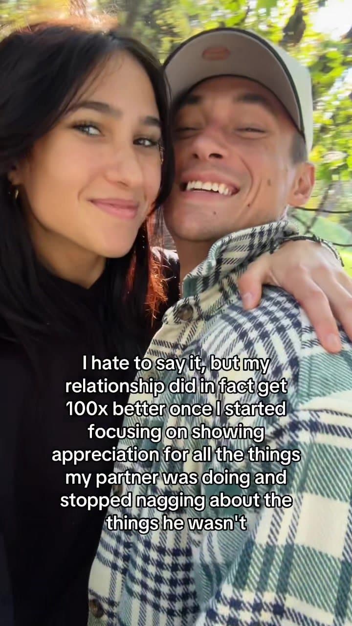 I hate to say it, but my
relationship did in fact get
100x better once I started…