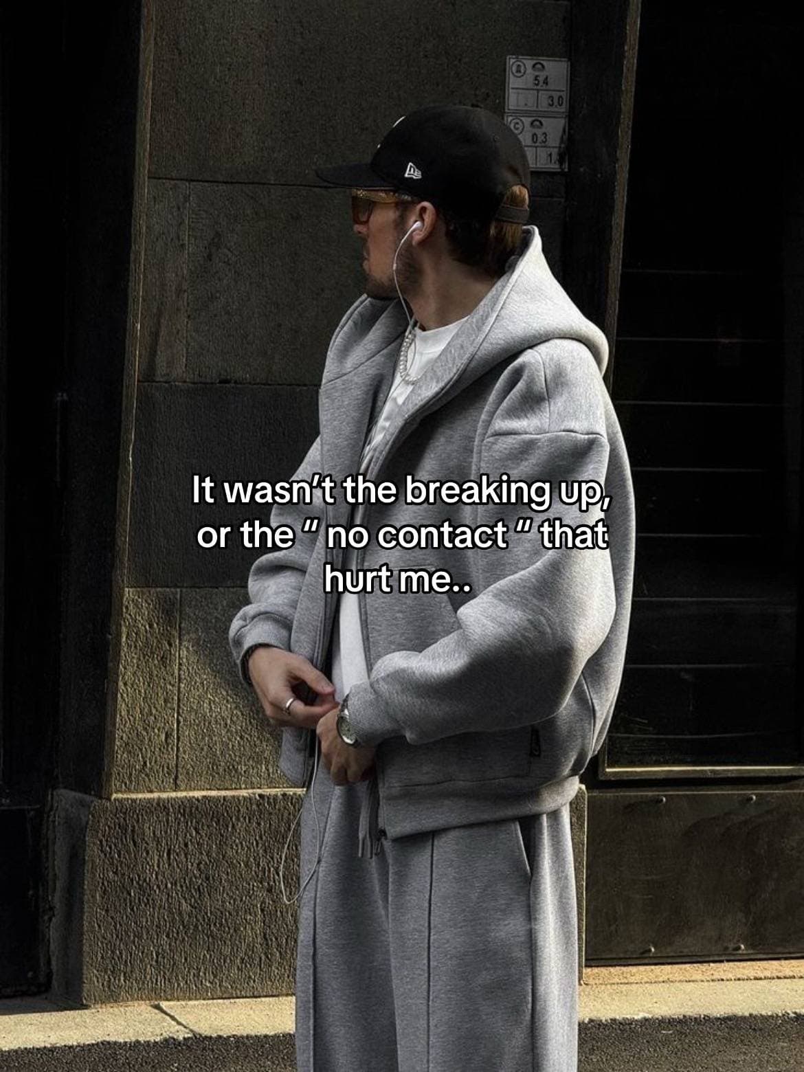 It wasn't the breaking up,
or the "no contact" that
hurt me...