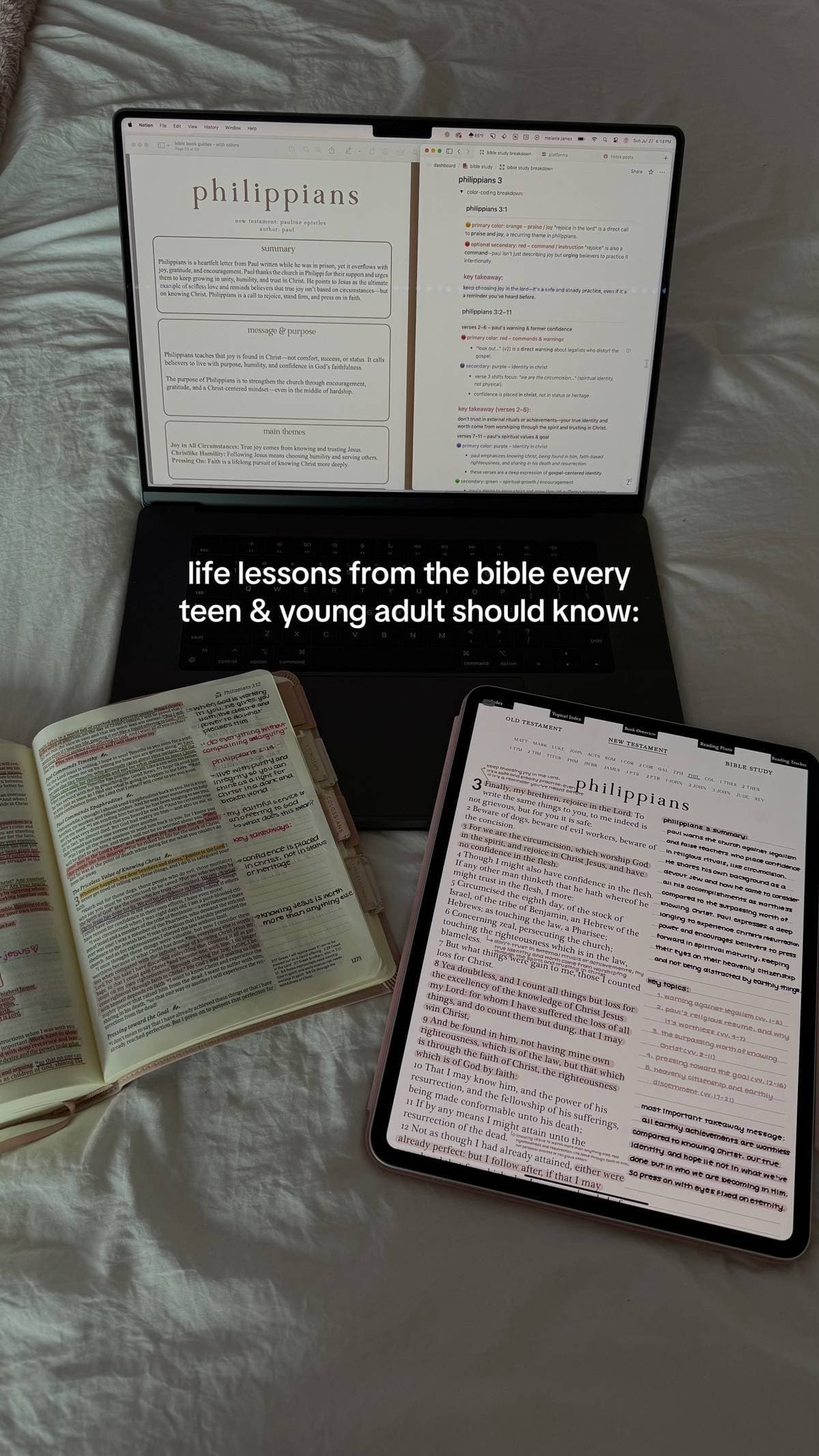 Romans – God's grace changes everything. your identity is in Christ, not your fa…