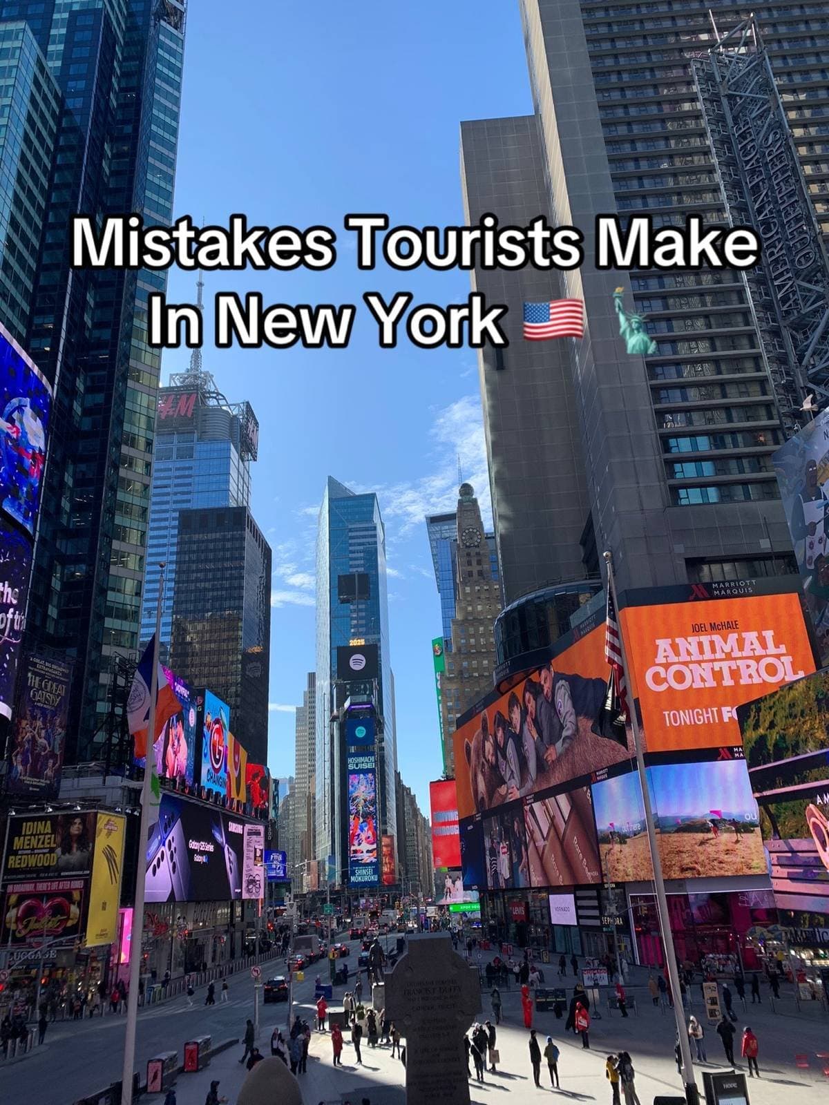 Mistakes Tourists Make
In New York