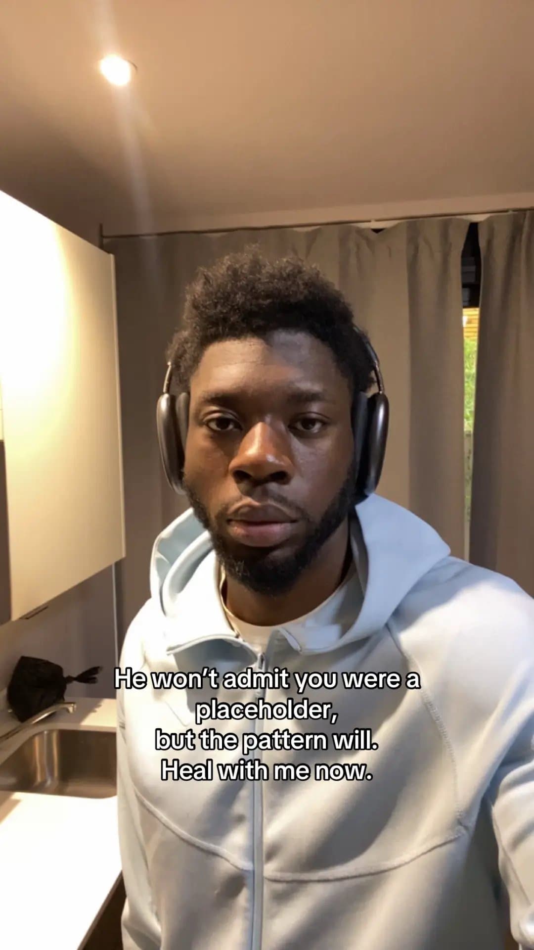 He won’t admit you were a
placeholder,
but the pattern will.
Heal with me now.