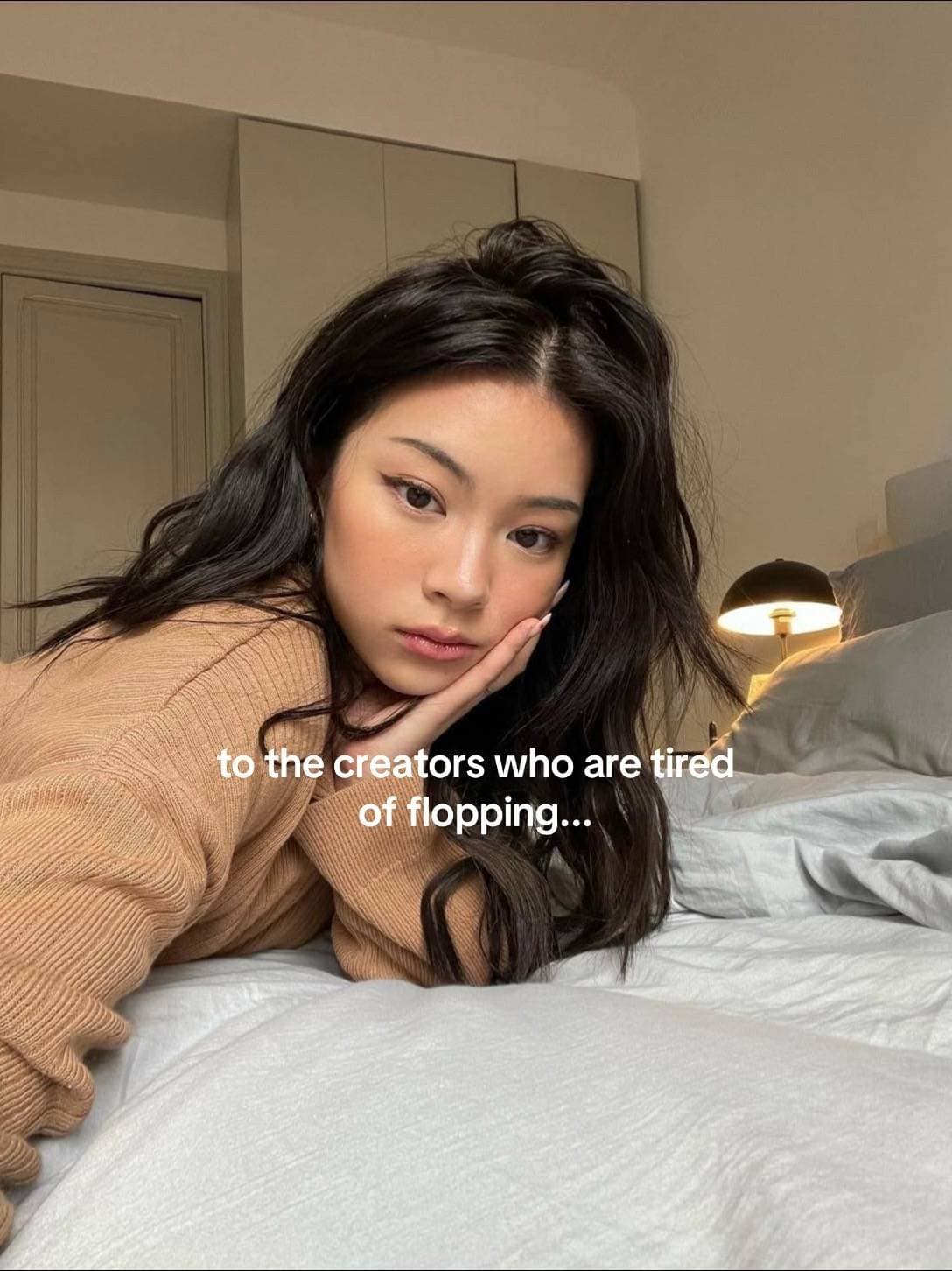 to the creators who are tired
of flopping...