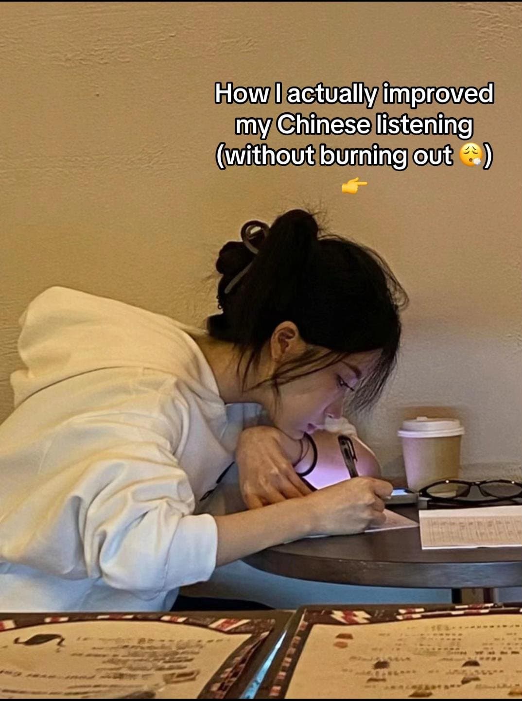 Repeat what you hear (shadowing works). Don't just "listen." Pick a short video …