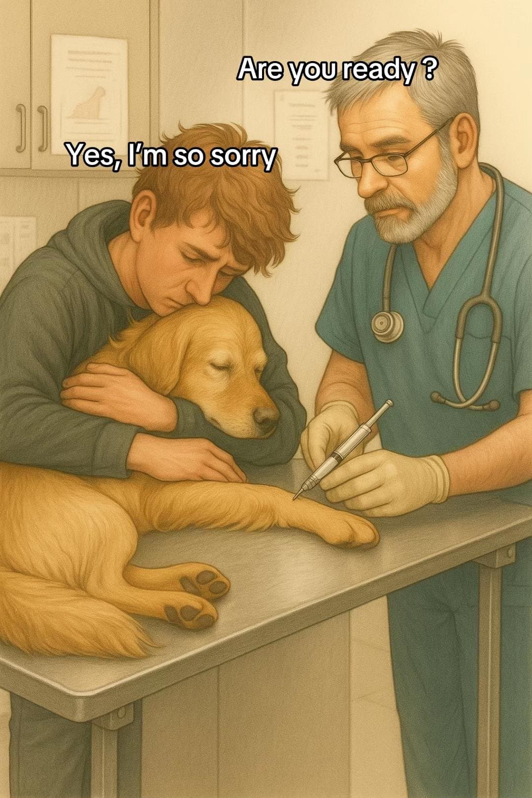 Are you ready?
Yes, I'm so sorry