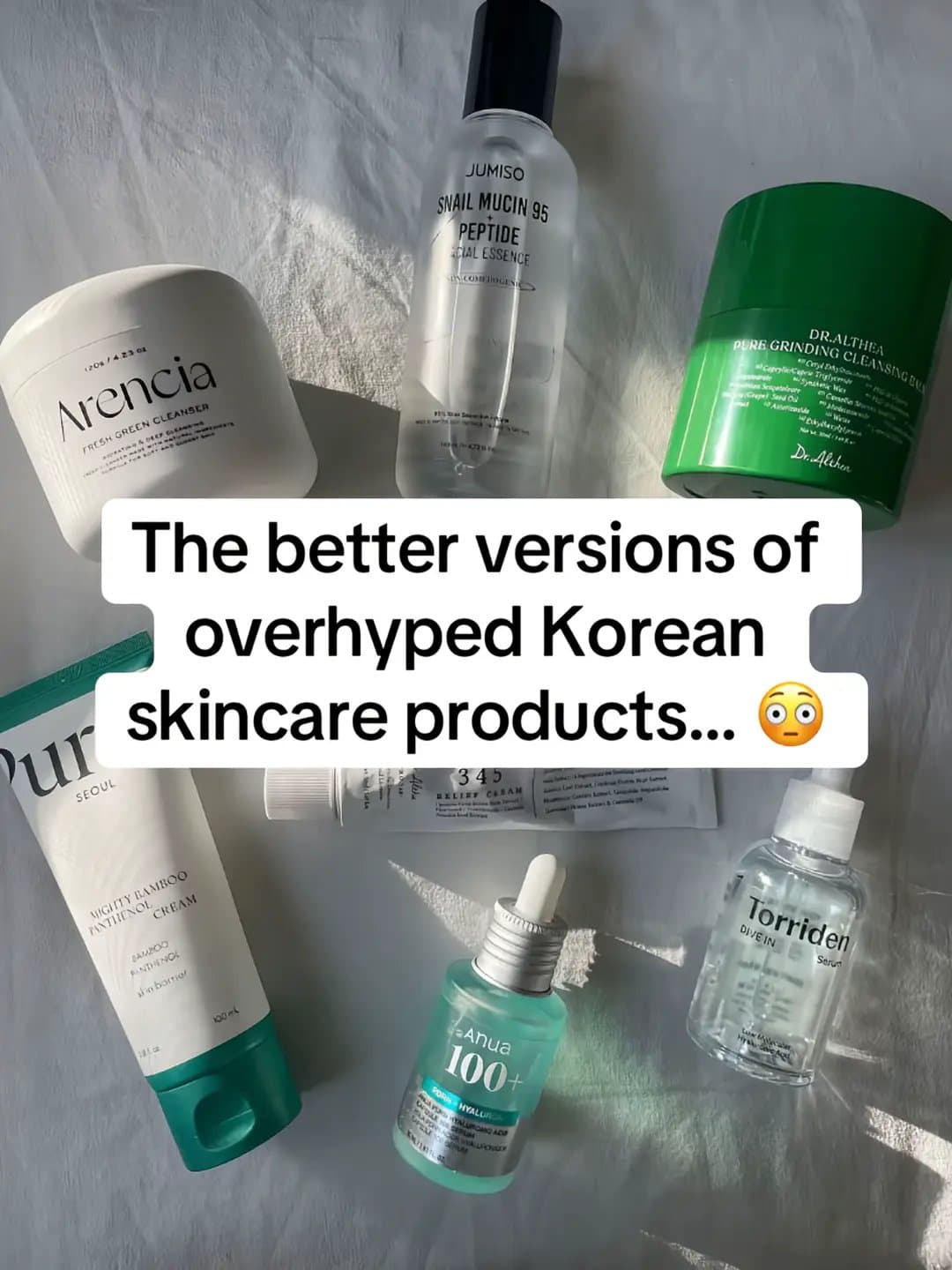 The better versions of
overhyped Korean
skincare products...😳