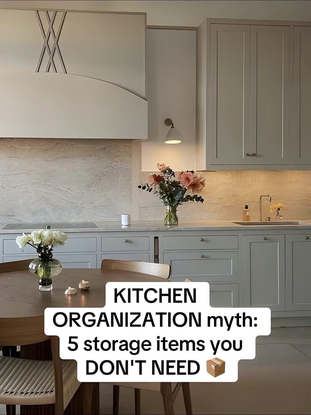 KITCHEN ORGANIZATION myth: 5 storage items you DON'T NEED 📦