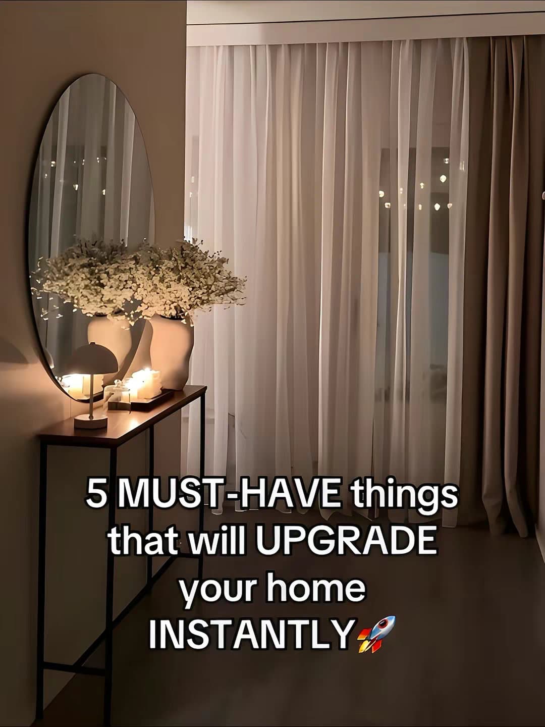 5 MUST-HAVE things that will UPGRADE your home INSTANTLY 🚀