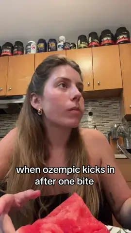 when ozempic kicks in
after one bite

But you remember the 
process