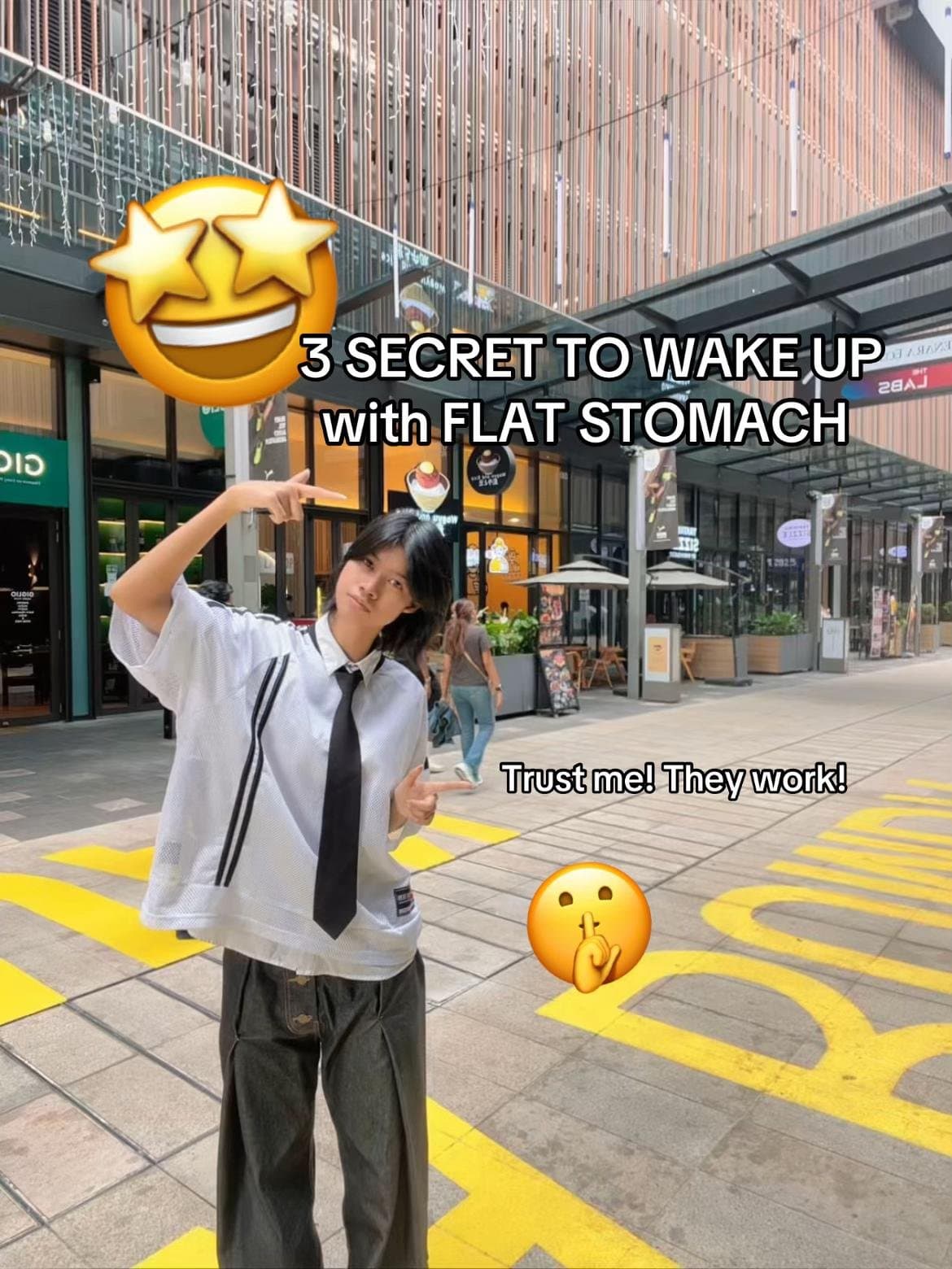 3 SECRET TO WAKE UP
with FLAT STOMACH
Trust me! They work!