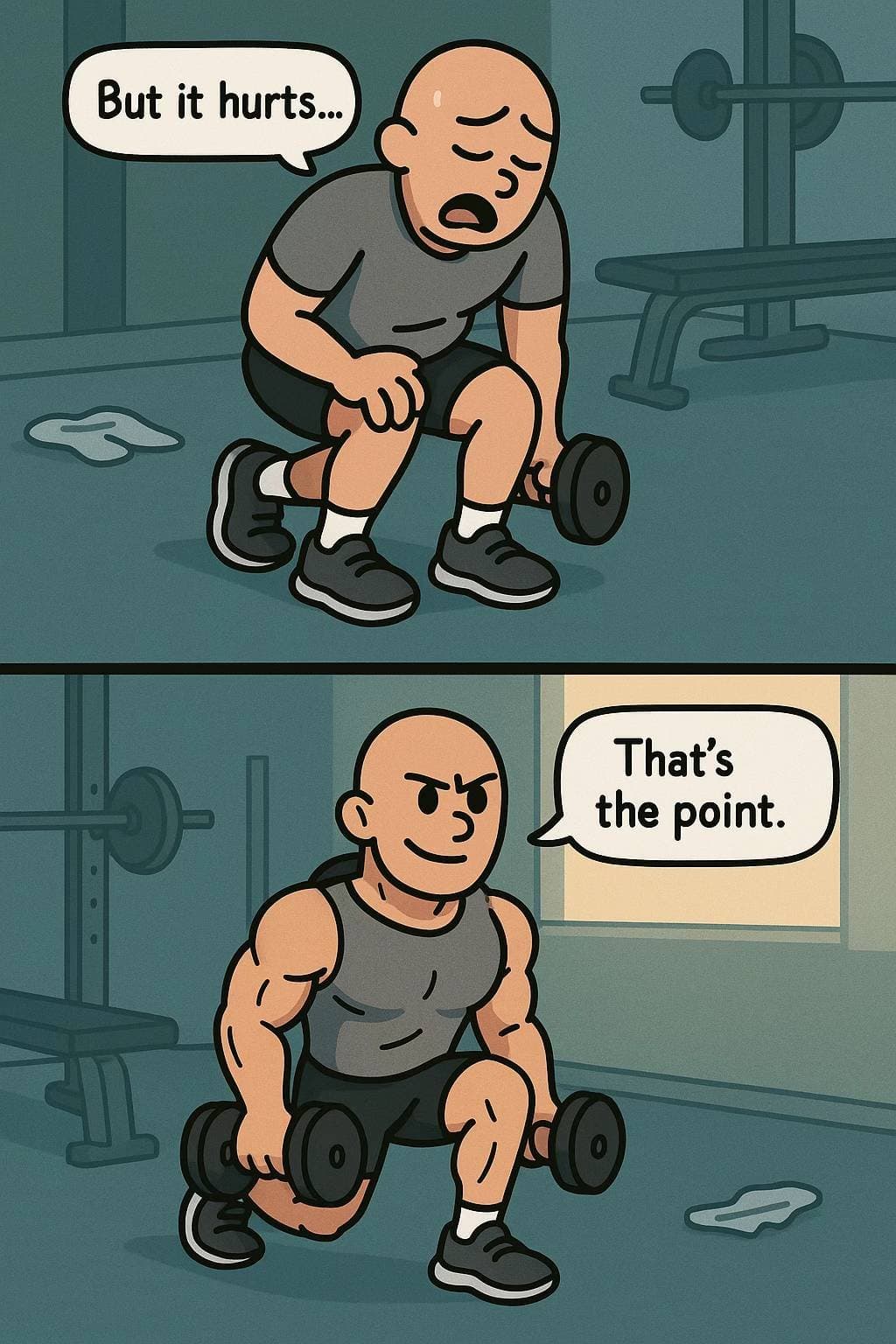 But it hurts...
That's the point.