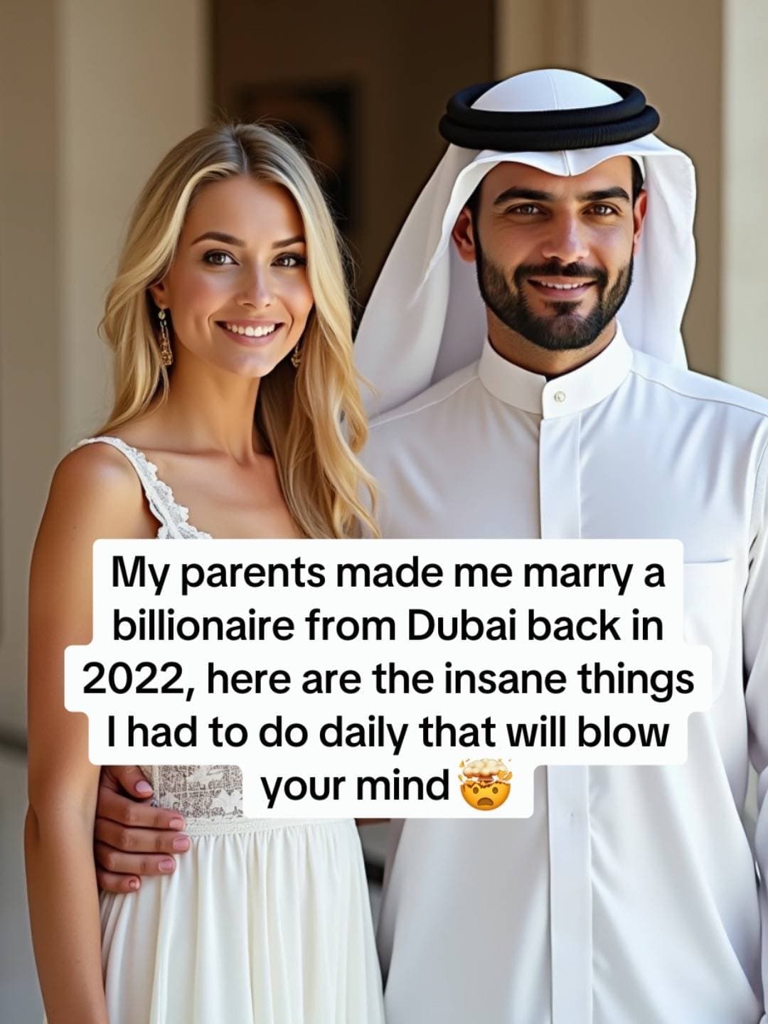 My parents made me marry a
billionaire from Dubai back in
2022, here are the ins…
