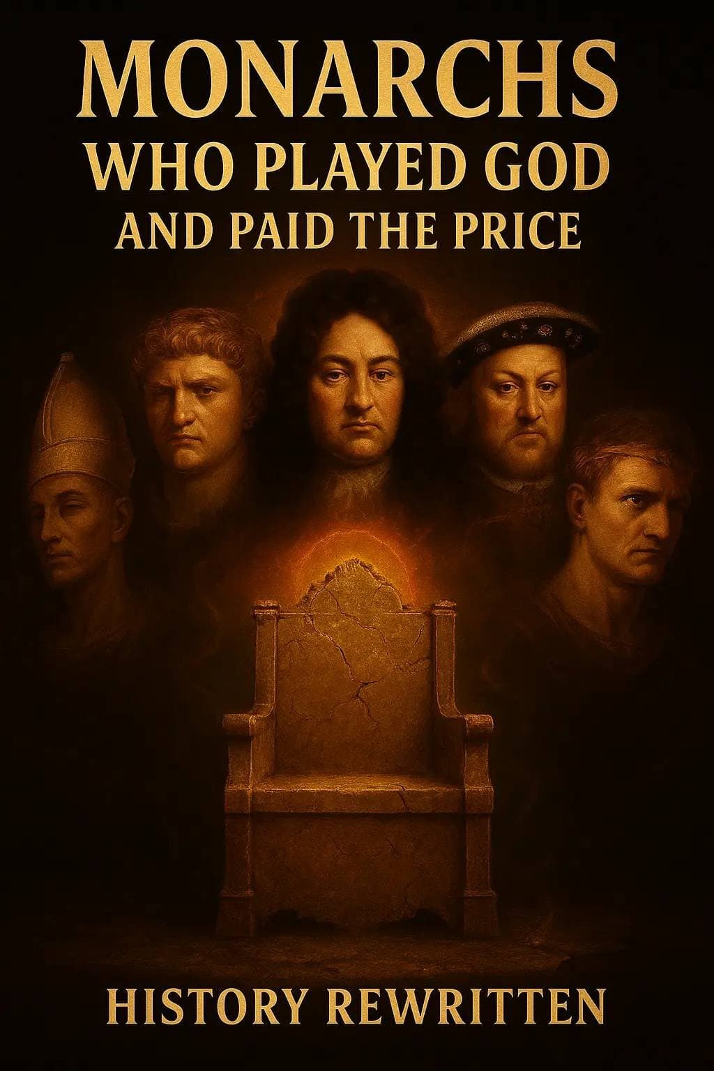 MONARCHS
WHO PLAYED GOD
AND PAID THE PRICE

HISTORY REWRITTEN