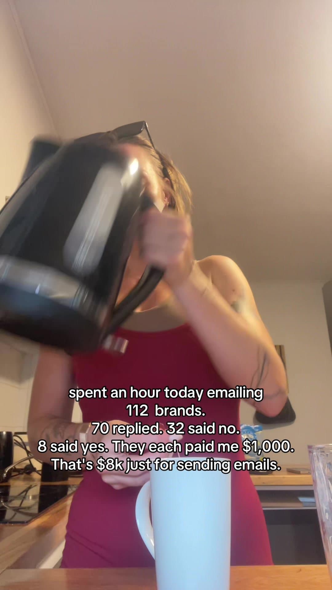 spent an hour today emailing
112 brands.
70 replied. 32 said no.
8 said yes. The…