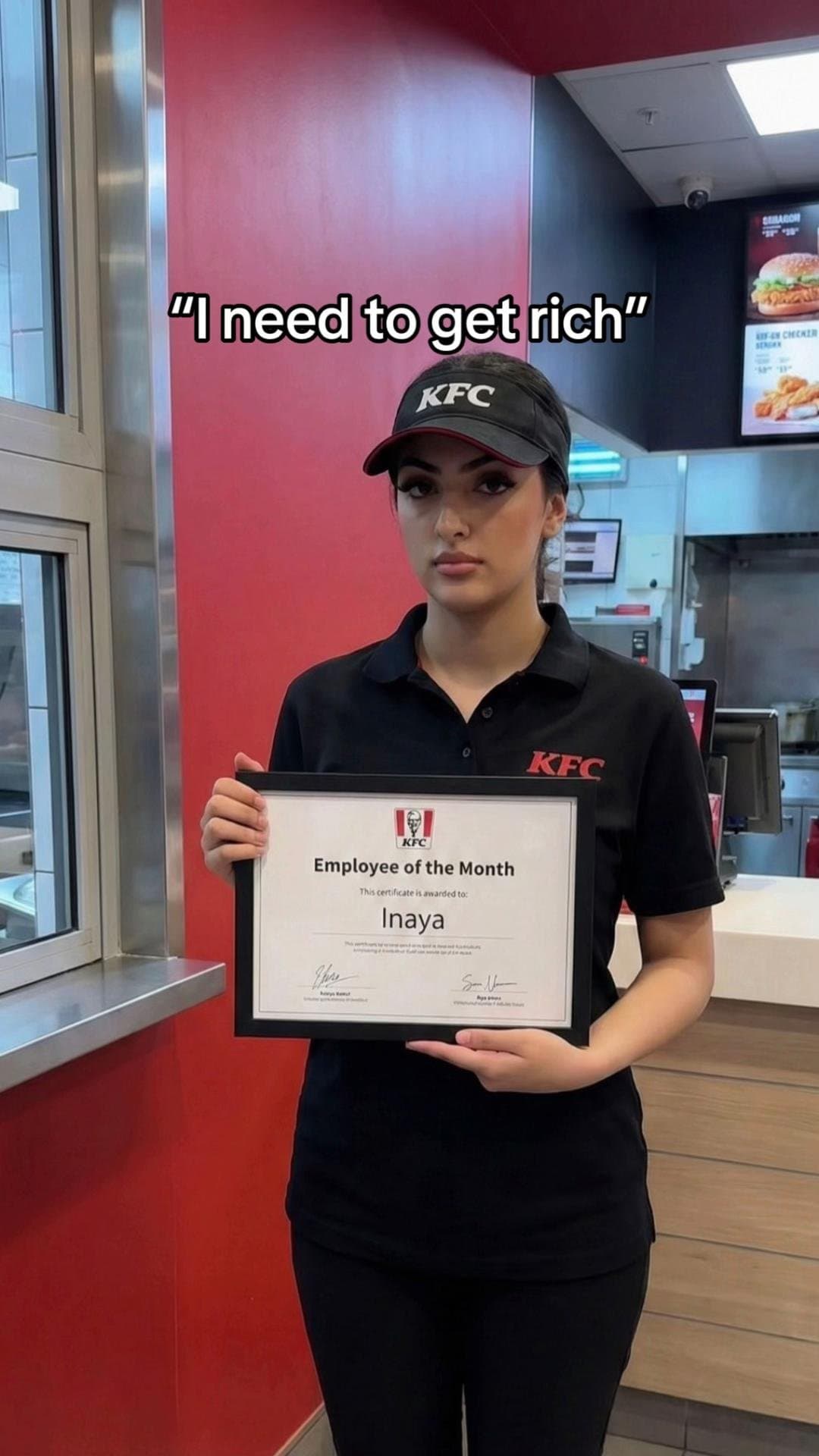 “I need to get rich”