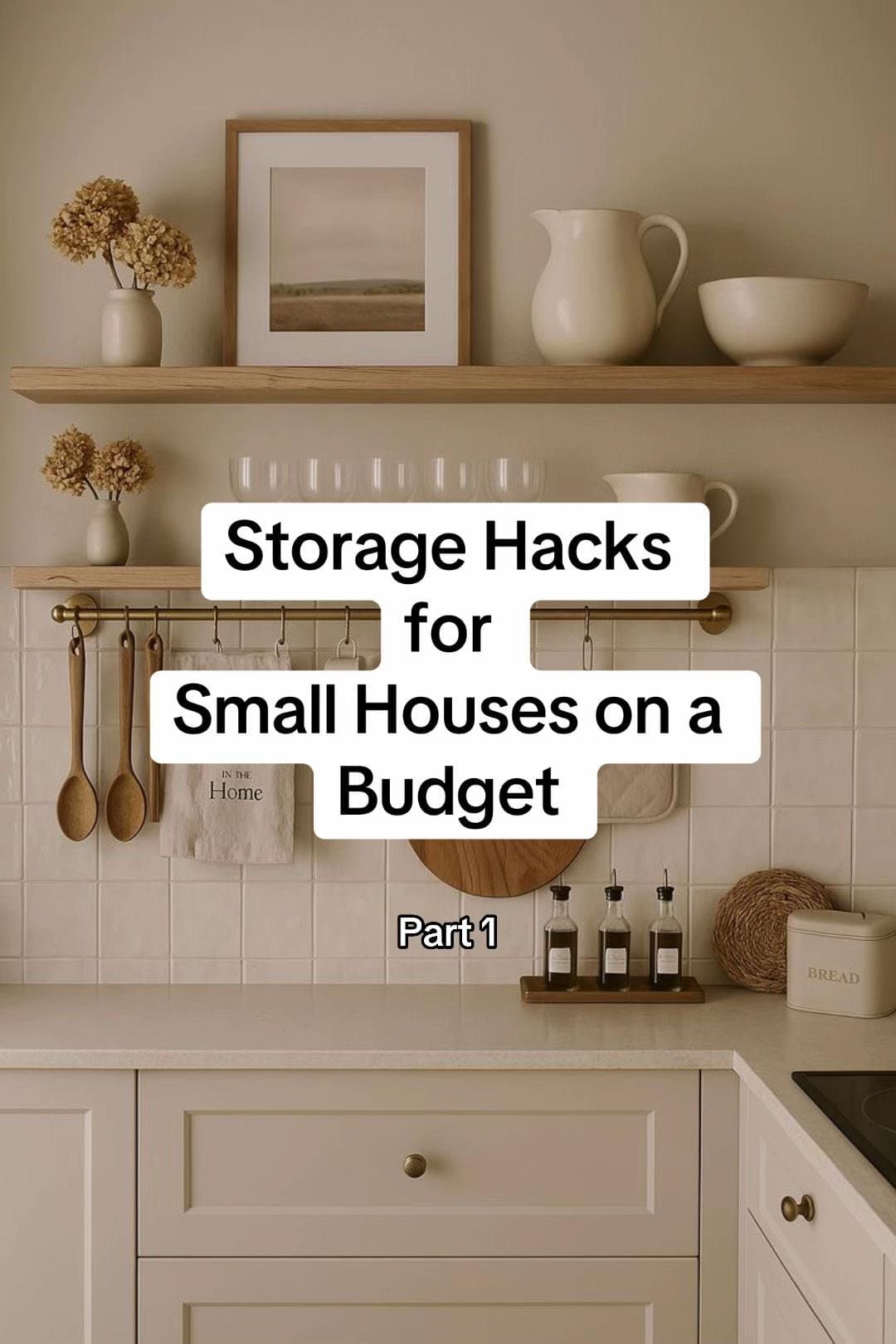 Storage Hacks
for
Small Houses on a
Budget
Part 1