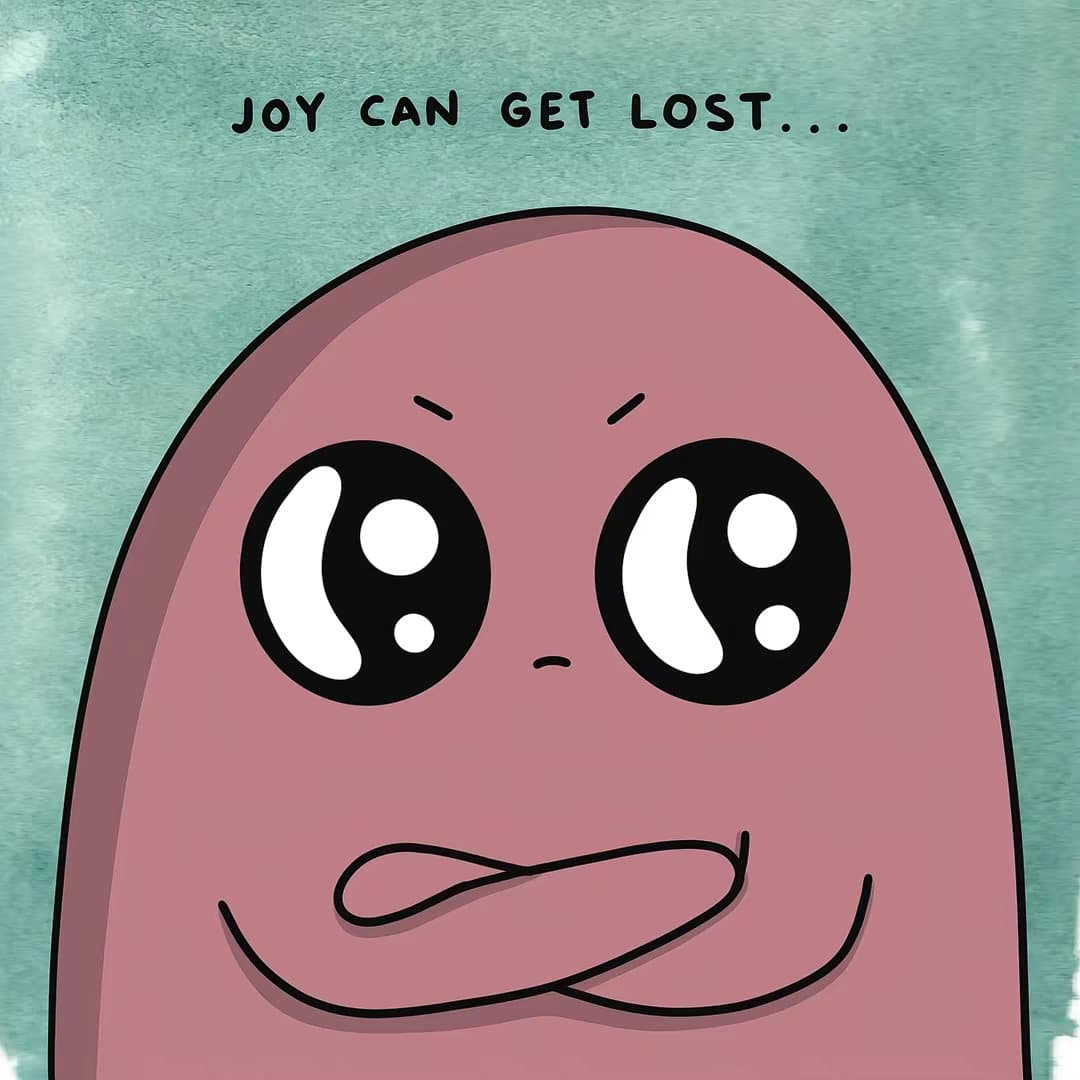 JOY CAN GET LOST...