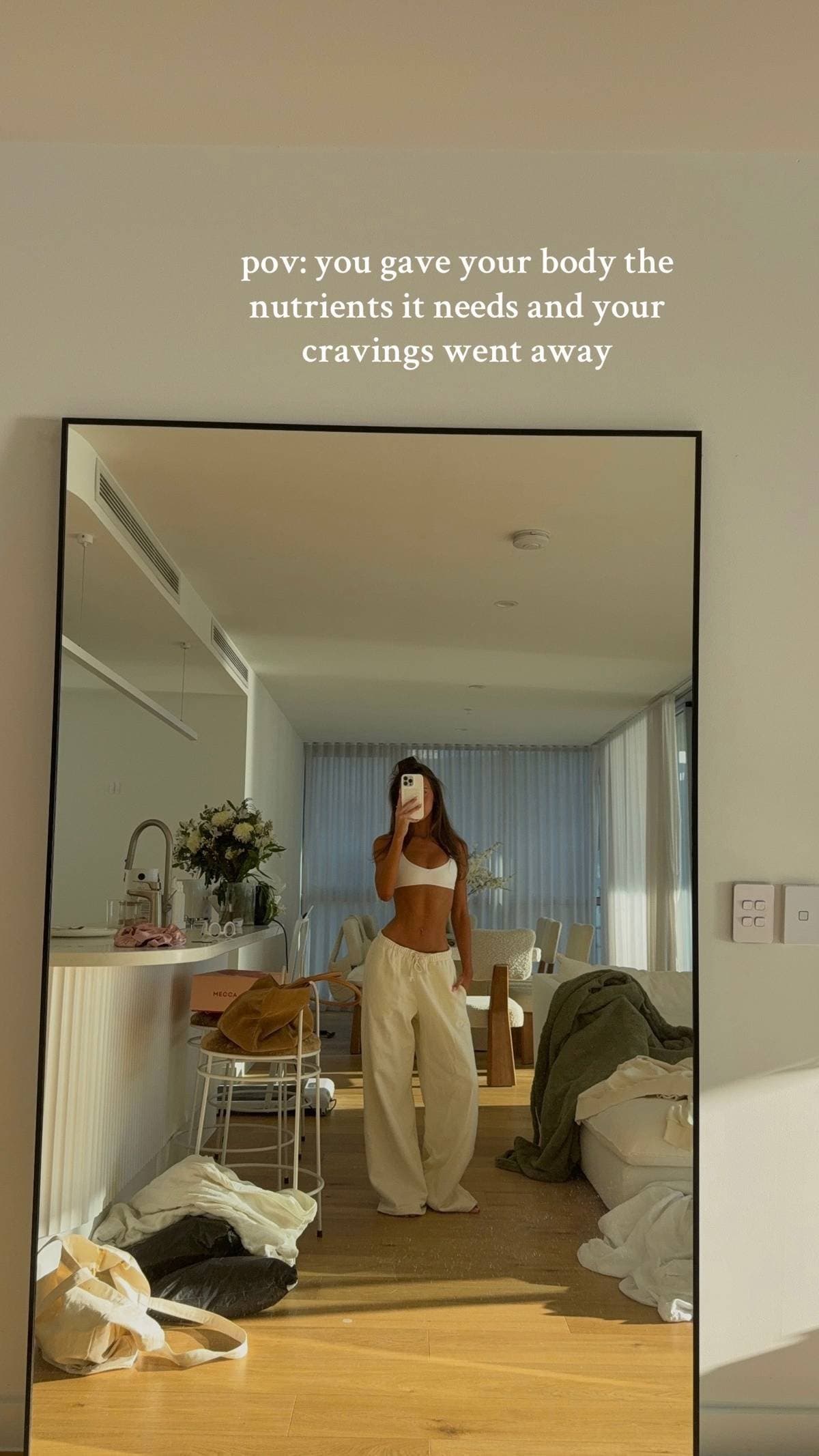 pov: you gave your body the
nutrients it needs and your
cravings went away