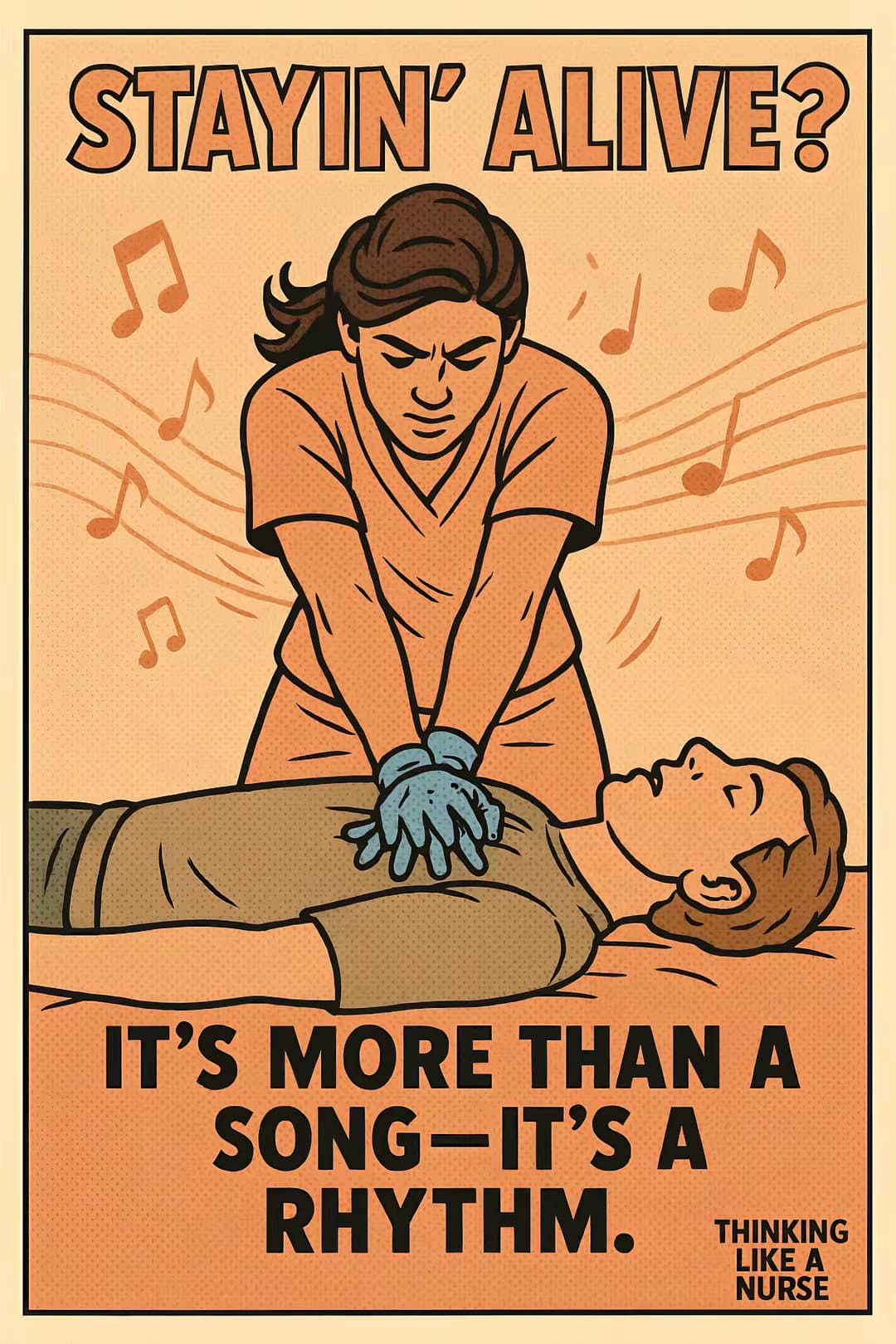 STAYIN' ALIVE?
IT'S MORE THAN A SONG — IT'S A RHYTHM