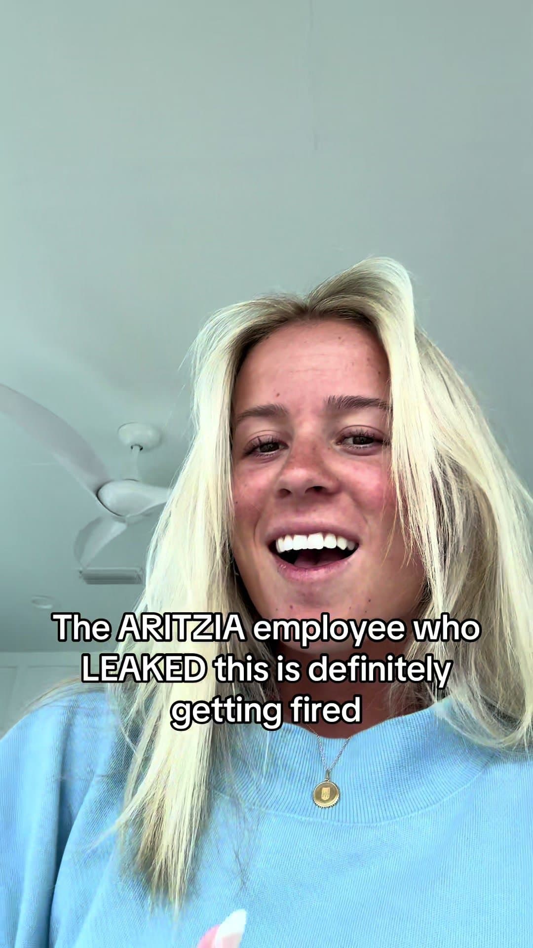 The ARITZIA employee who
LEAKED this is definitely
getting fired

Go to any webs…