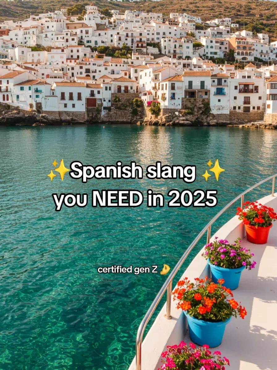✨ Spanish slang ✨
you NEED in 2025
certified gen Z ▷