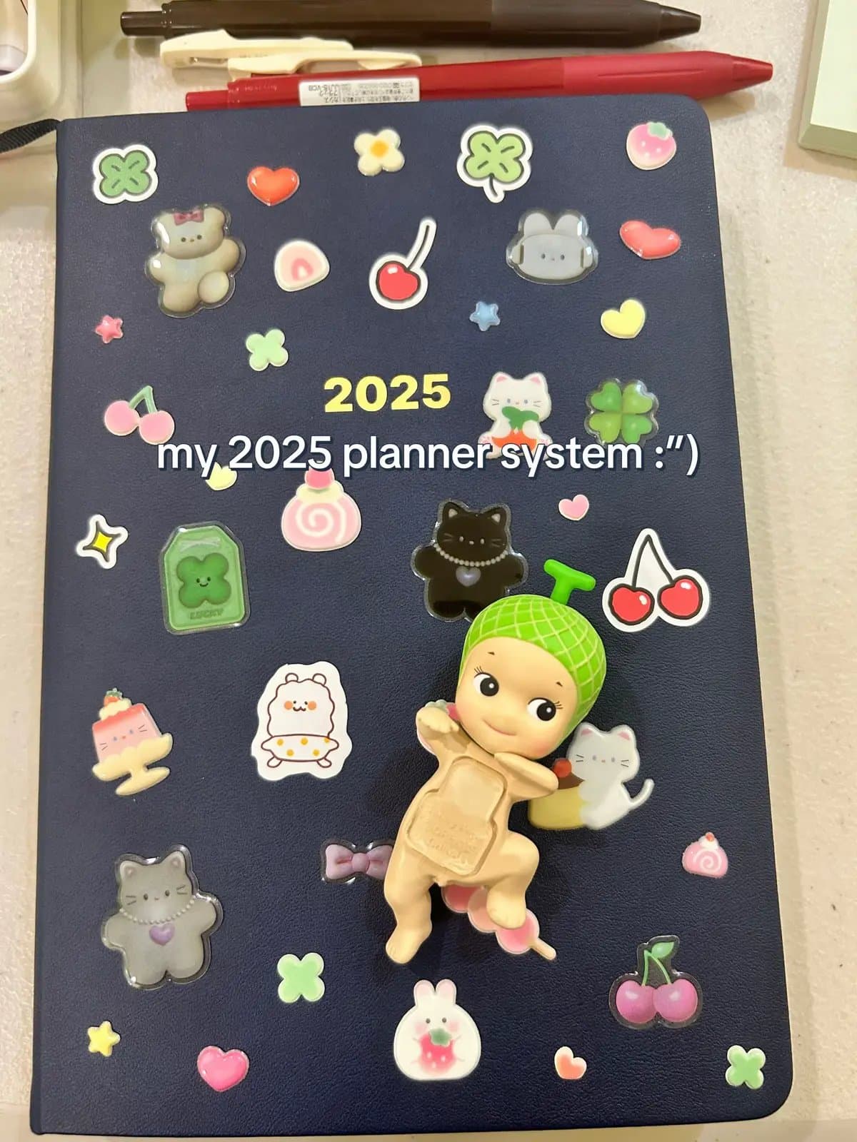 my 2025 planner system :")