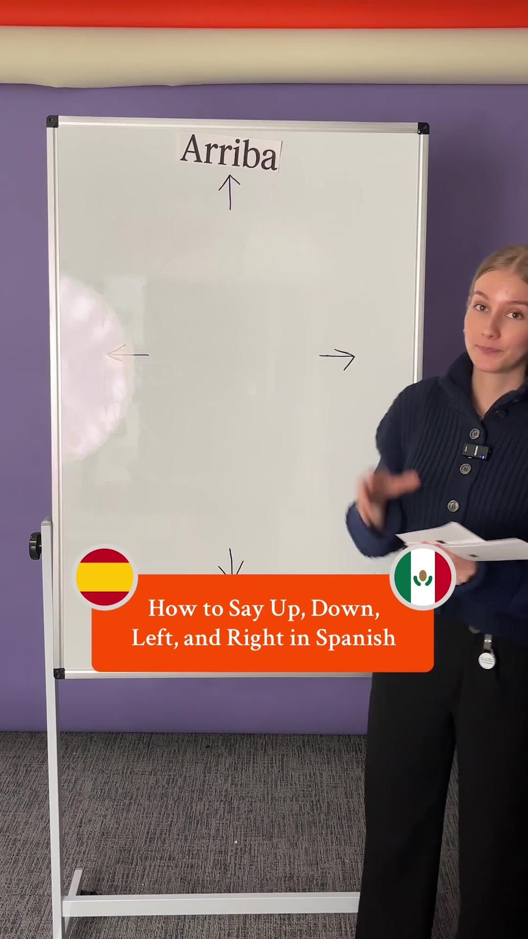 How to Say Up, Down, 
Left, and Right in Spanish