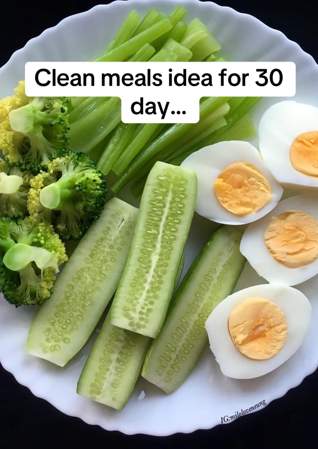Clean meals idea for 30 day…
