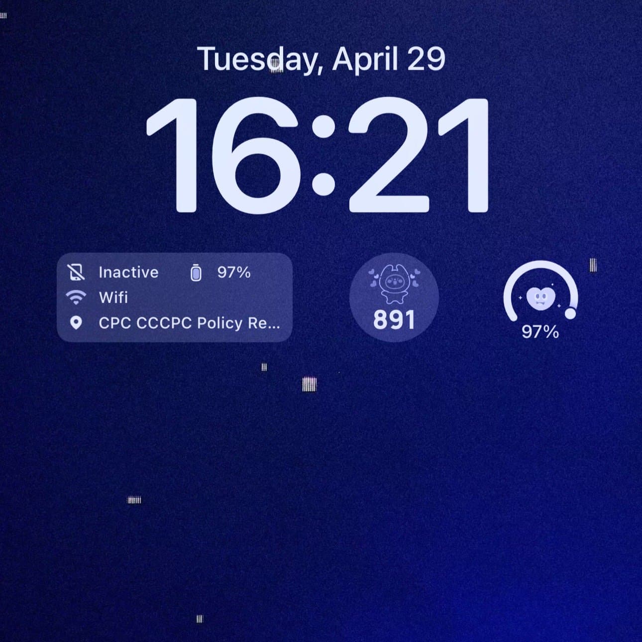 Tuesday, April 29
16:21
inactive 97%
Wifi
CPC CCCPC Policy Re...
891
97%