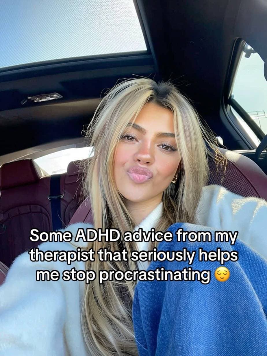 Some ADHD advice from my 
therapist that seriously helps 
me stop procrastinatin…