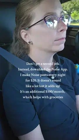 Don't get a second job.
Instead, download the Noise App.
I make Noise posts ever…