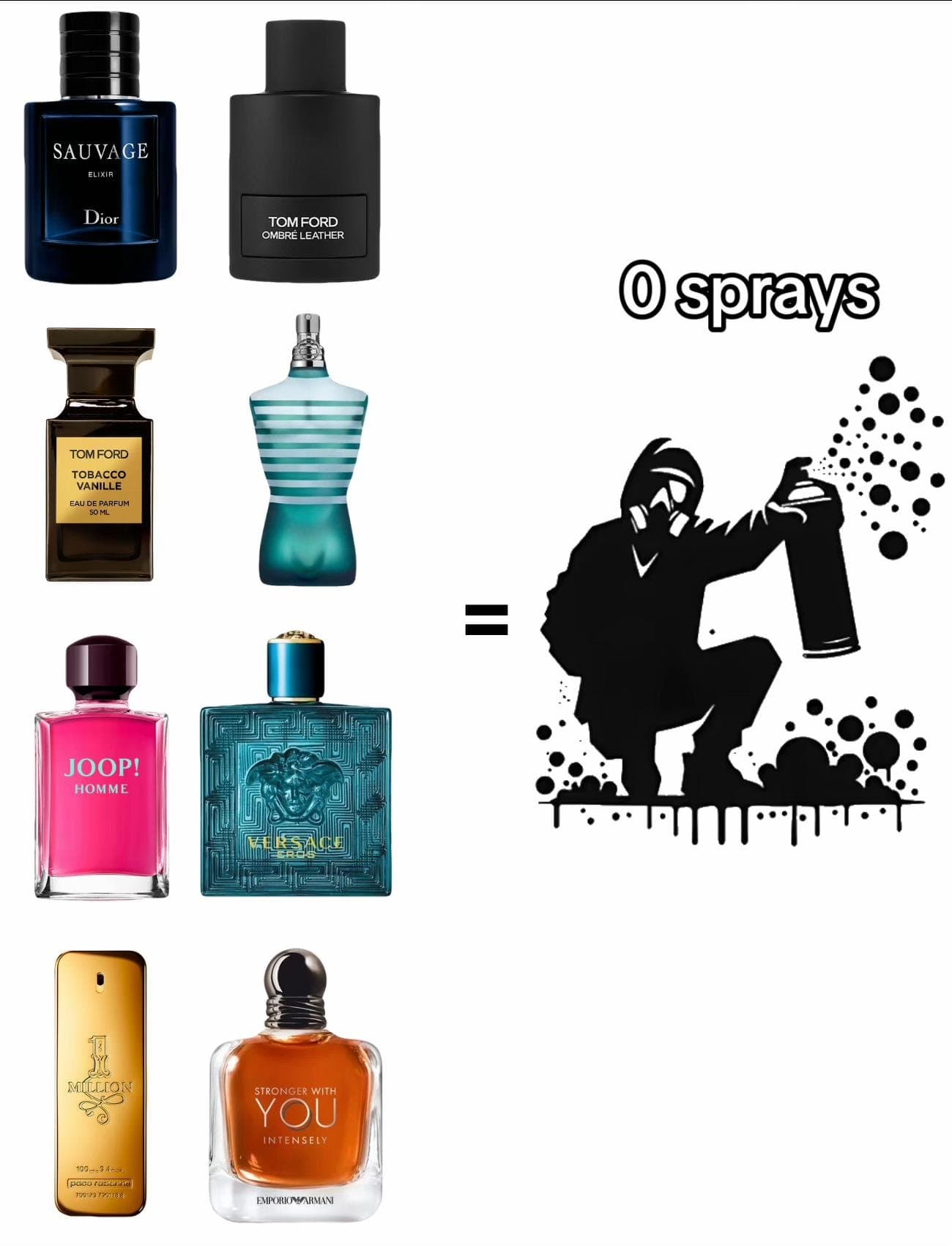 0 sprays